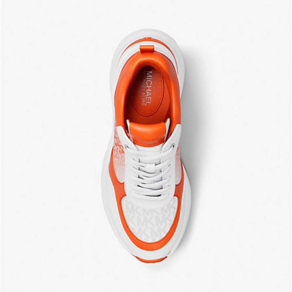 Michael Kors Katrina Wedge Trainer Ombre Sneakers - Picture 5 of 6